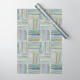 cool color lines Wrapping Paper