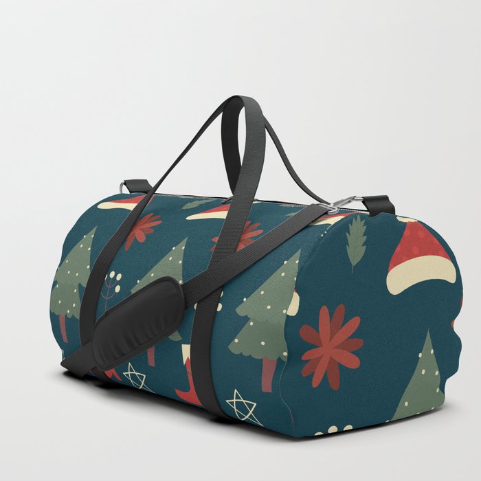 Christmas Pattern Retro Classic Items Duffle Bag