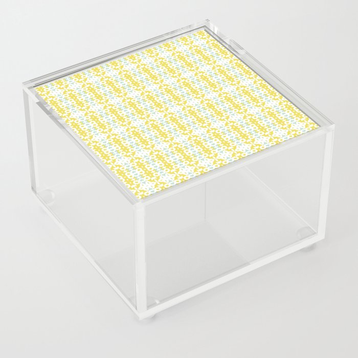 Abstract Fascade Pattern Artwork 02 Color 15 Acrylic Box