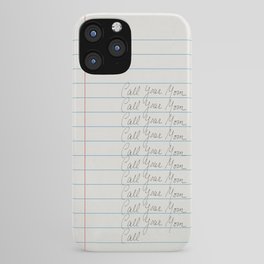 Composition Notebook: Call Your Mom iPhone Case