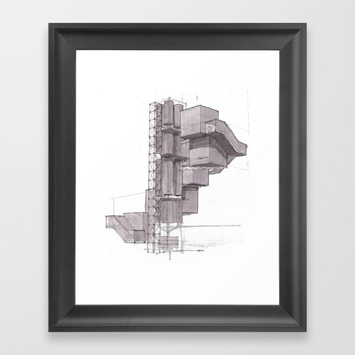 The Tower Framed Art Print