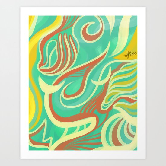 touch Art Print