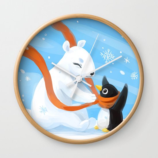 Uncle Bear Wall Clock