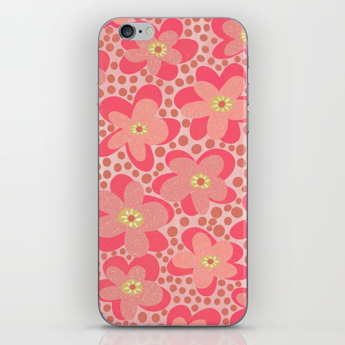 Pop Pop Flower Power - All Pink iPhone Skin