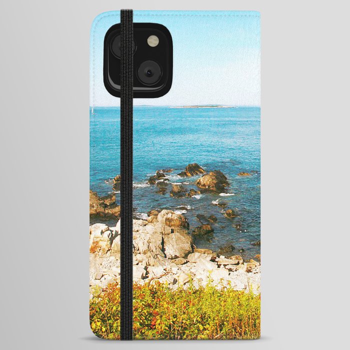 Rhode Island Coast Photo iPhone Wallet Case