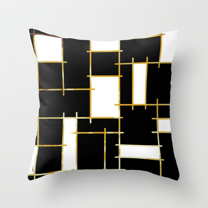 Asymmetrical Pattern 2  Throw Pillow