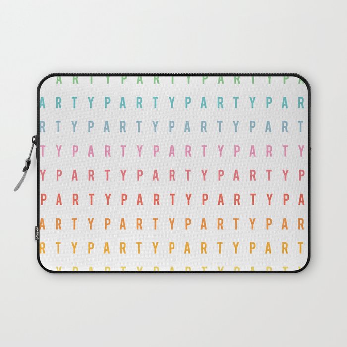 Party Pattern Laptop Sleeve