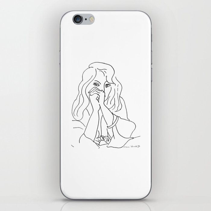 Matisse - A Woman with Loose Hair, 1944, Artwork Sketch Design, tshirt, tee, jersey, poster, a iPhone Skin