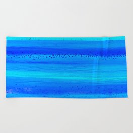 Blue Sky Blue Waters Beach Towel