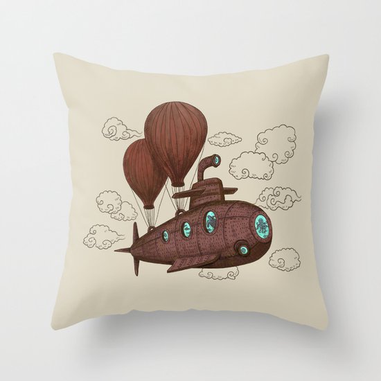 The Fantastic Voyage Throw Pillow
