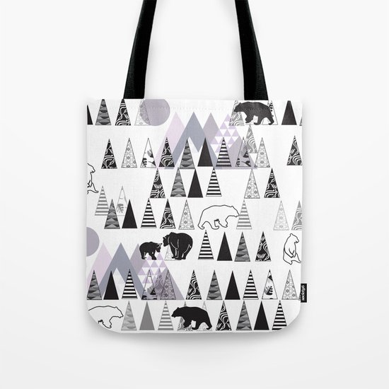 Mountain Bears No. 1 Tote Bag