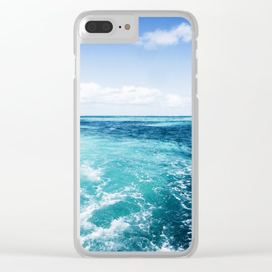 Sea Breeze Clear iPhone Case