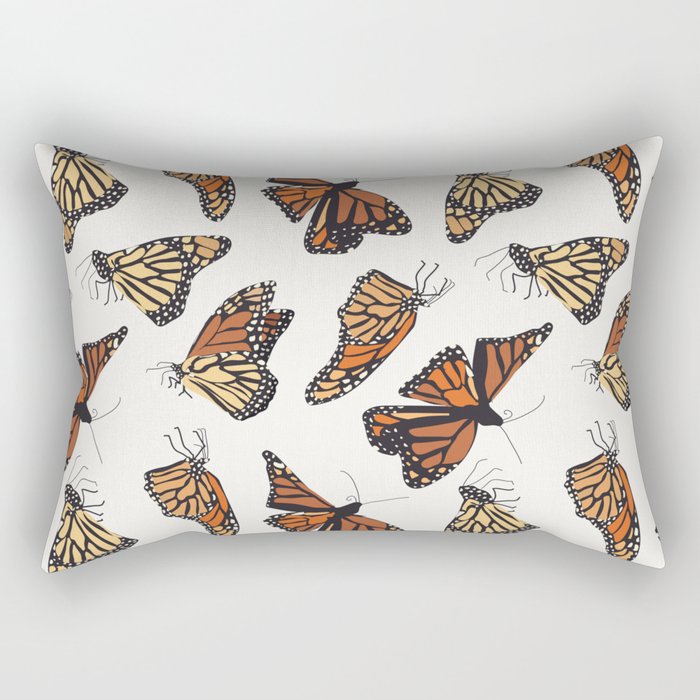 Monarch Butterflies Rectangular Pillow