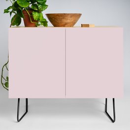 Pastel Subdued Light Lavender Purple Pink Solid Color Pairs PPG Santolina Blooms PPG1045-3 Credenza
