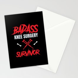 Knee Surgery Survivor Knee Surgery Stationery Card