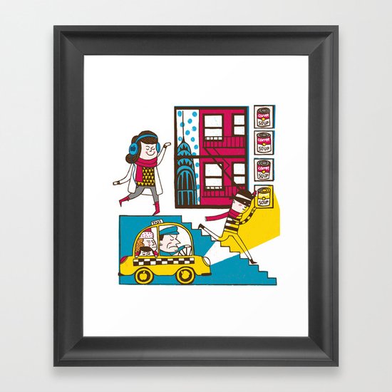 New York Framed Art Print