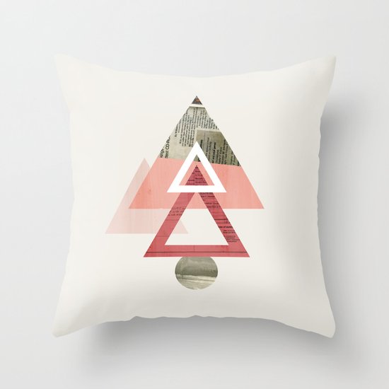 Our Very Modest Christmas Tree Throw Pillow