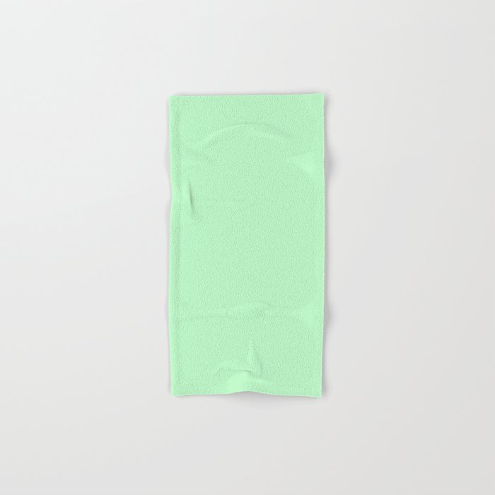 light green towels