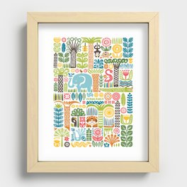 day in the jungle Recessed Framed Print