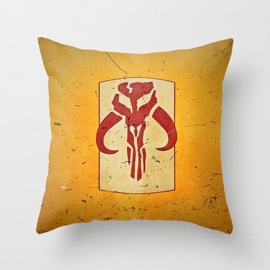 Mandalorian! (1 of 3) Throw Pillow