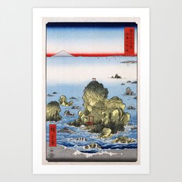 Utagawa Kunisada Ise futamigaura  Art Print