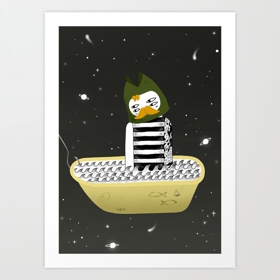 Fisherman Art Print