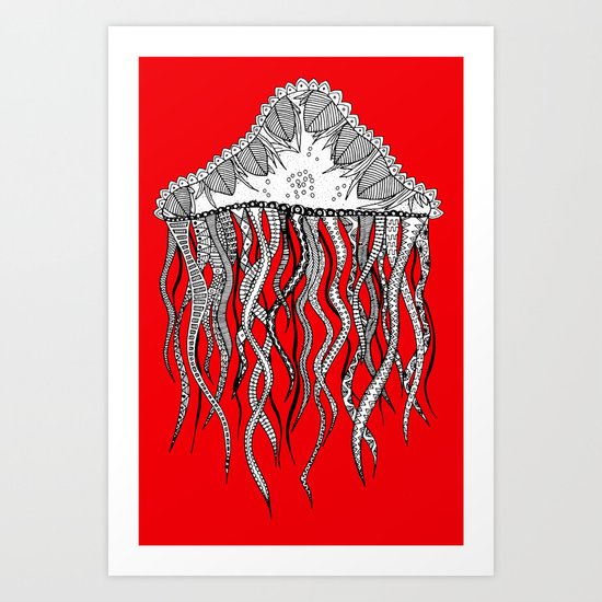 JellyFish Art Print