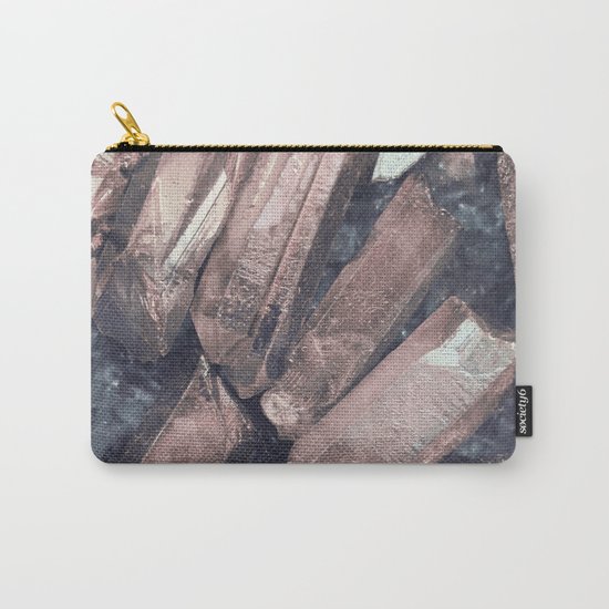 Pink Crystals Carry-All Pouch