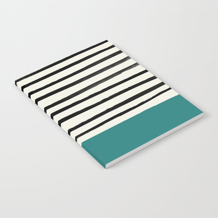 Teal x Stripes Notebook