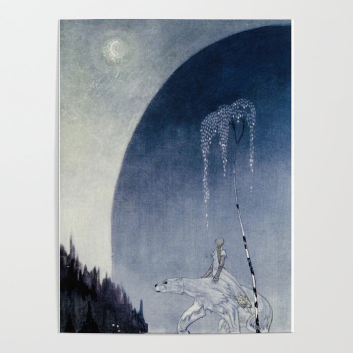 “White Bear to Fetch Her” by Kay Nielsen 1910 Poster