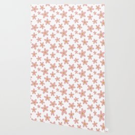 Simple Daisy Pattern, Pink Daisies Wallpaper