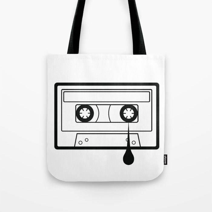 Crying Cassette Tape Tote Bag