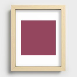 Really Raspberry Recessed Framed Print