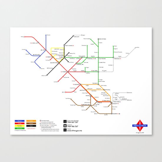 There And Back Again Canvas Print