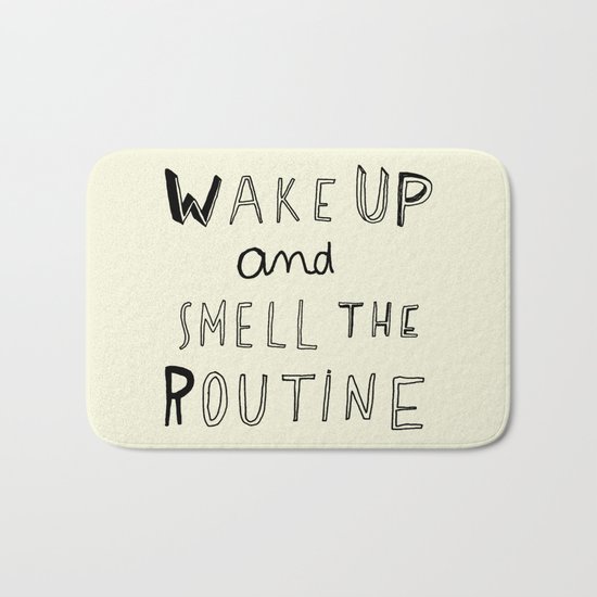 WAKE UP Bath Mat