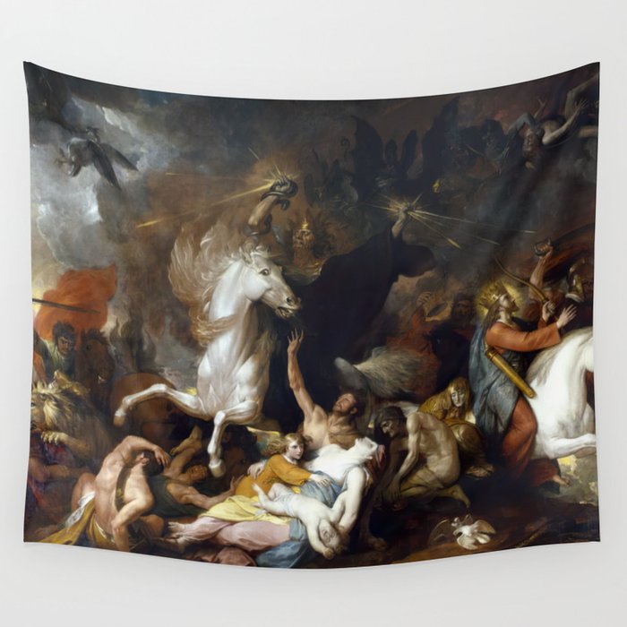 Death on the Pale Horse - Benjamin West  Wall Tapestry