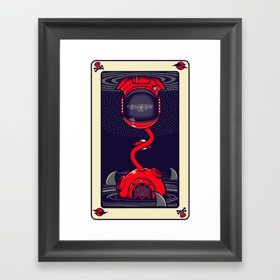 The Moon Of Bones Framed Art Print