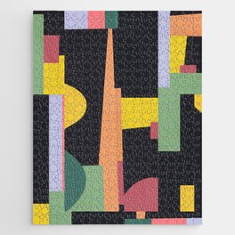 Colorful Geometric Abstract Art 19 Jigsaw Puzzle