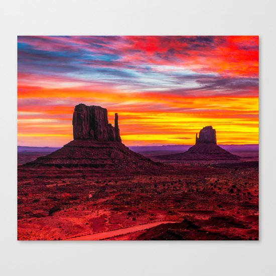 Desert Hearts Canvas Print