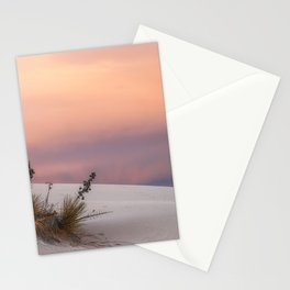 White Sand at Sunset Stationery Card