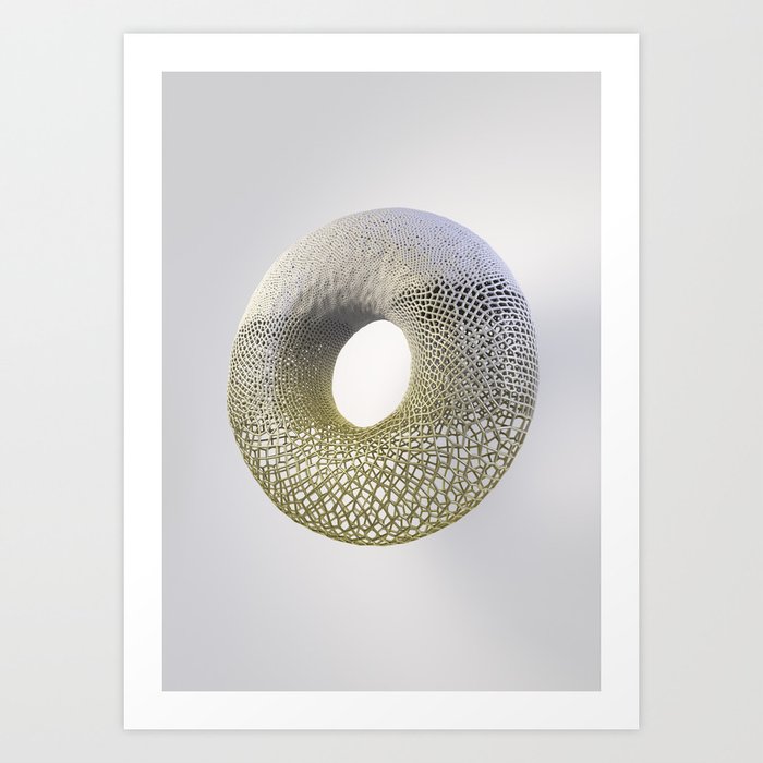 3d Abstraction Art Print By Bgaark
