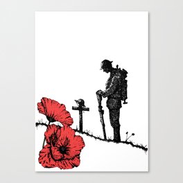 Lest We Forget - Poppy Day Canvas Print