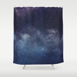Milky Way galaxy, Night Sky Shower Curtain