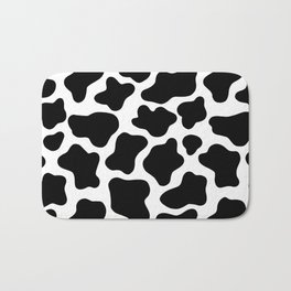Cow Print Bath Mat