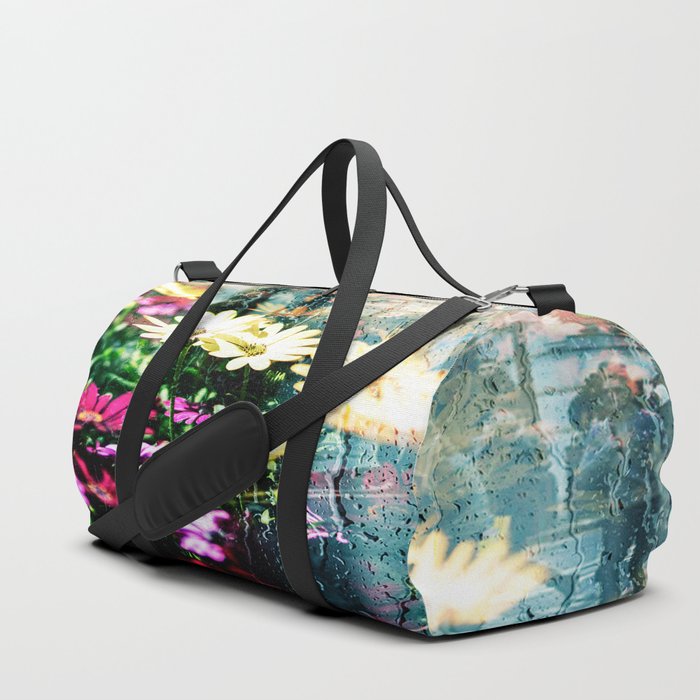 Flower and glass Duffle Bag