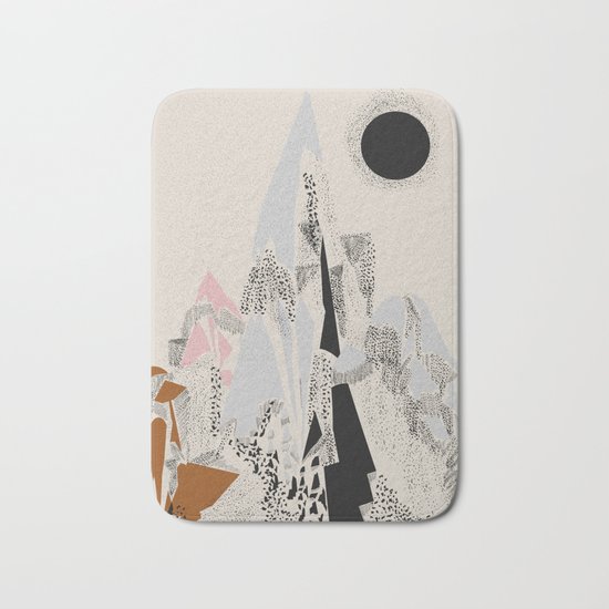 Dusty Mountain Bath Mat