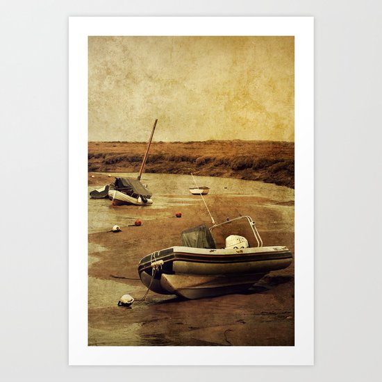 Blakeney Boats 2 Art Print