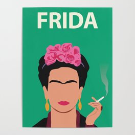 Frida Kahlo Minimalist Design Poster