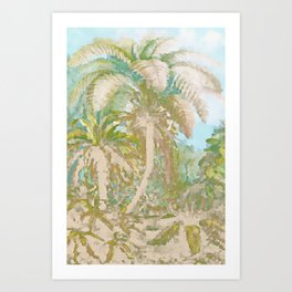 Jungle Palms Art Print