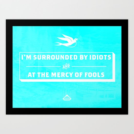 Surrounded Art Print